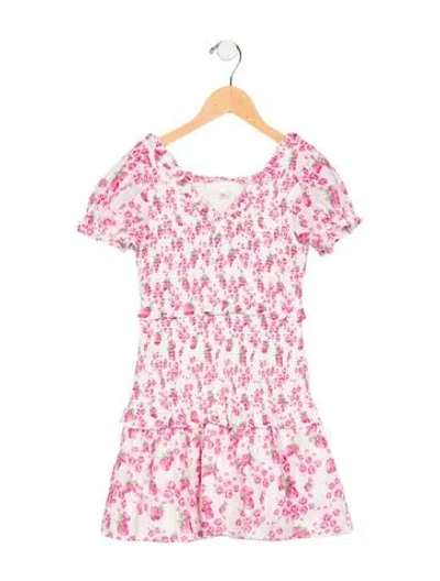 Pre-owned Loveshackfancy Kids' Cotton Dress In White