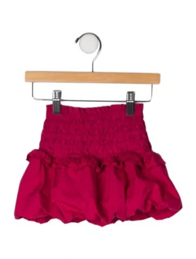 Pre-owned Loveshackfancy Babies' Cotton Skirt In Pink