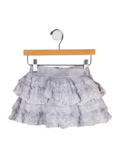 Pre-owned Loveshackfancy Babies' Cotton Skirt In Purple