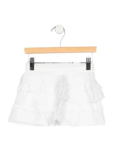 Pre-owned Loveshackfancy Babies' Cotton Skirt In White
