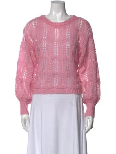 Pre-owned Loveshackfancy Crew Neck Sweater