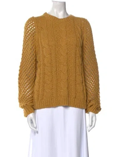 Pre-owned Loveshackfancy Crew Neck Sweater