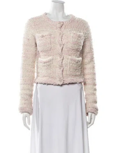 Pre-owned Loveshackfancy Crew Neck Sweater In Neutral