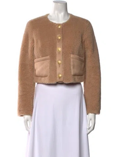 Pre-owned Loveshackfancy Crew Neck Sweater In Neutrals