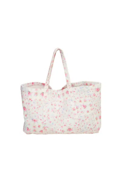 Loveshackfancy Cyndi Tote In White Multi