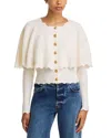 Loveshackfancy Daelyn Cardigan Sweater In White