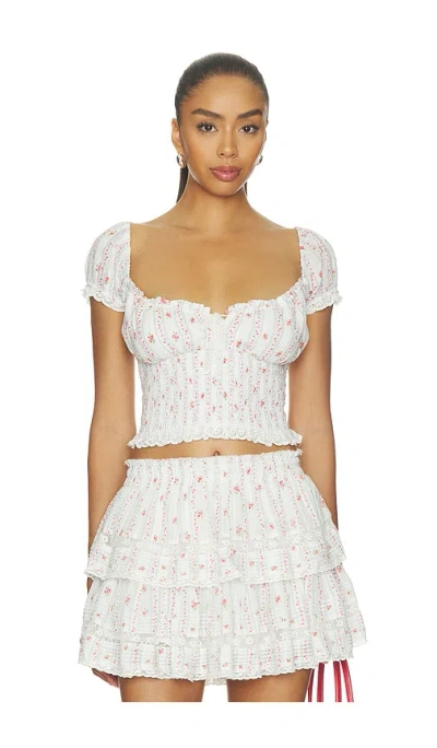 LOVESHACKFANCY DAINI TOP
