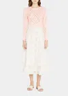 Loveshackfancy Delancey Pullover In Winter Blush In Pink