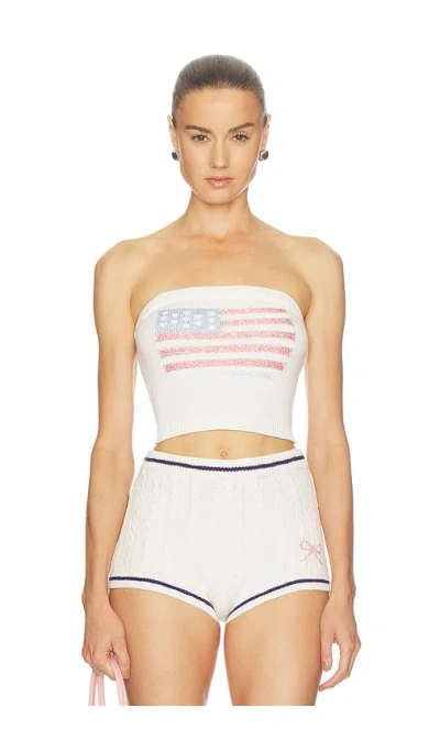 Loveshackfancy Deserae Tube Top In Multi