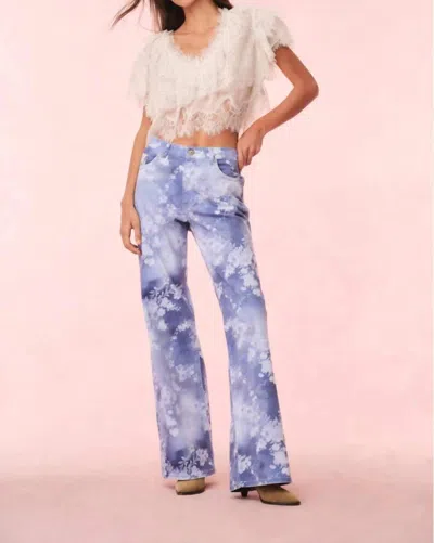 Loveshackfancy Dessa Jeans In Bluebell Cloud