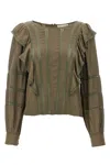 Loveshackfancy Devika Top In Forrest Oak In Multi
