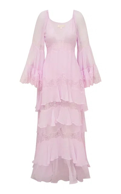 Loveshackfancy Devina Layered Chiffon Dress