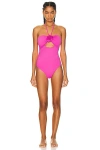 Loveshackfancy Didi Swimsuit Party Punch M In Party Punch