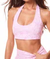 Loveshackfancy Dierdra Bra In Posey Pink In Pink