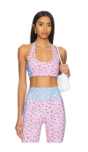 Loveshackfancy Dierdra Bra In Windsor Petal Print Mix
