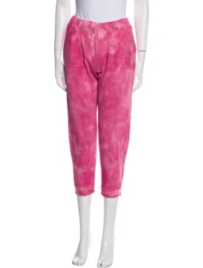 Pre-owned Loveshackfancy Distressed Accents Sweatpants W/ Tags In Pink