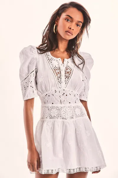 Loveshackfancy Divine Dress True White