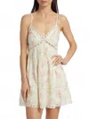 Loveshackfancy Docila Dress In White Peach In Multi