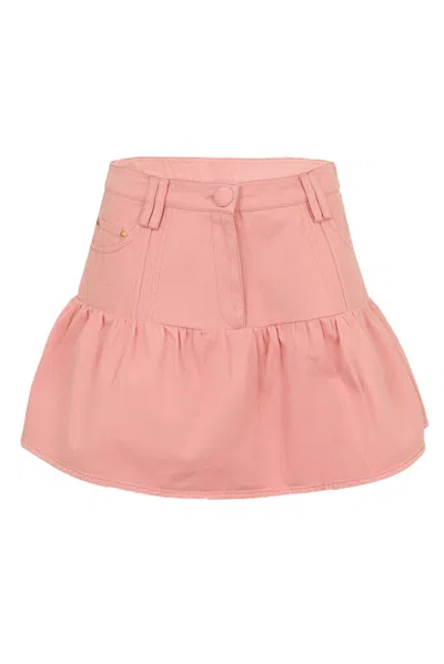Loveshackfancy Dock Skirt Tuscany Pink