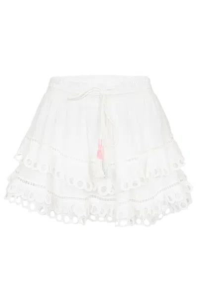 Loveshackfancy Dorene Skirt Soft White