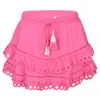 Loveshackfancy Dorene Skirt Strawberry Taffy In Pink