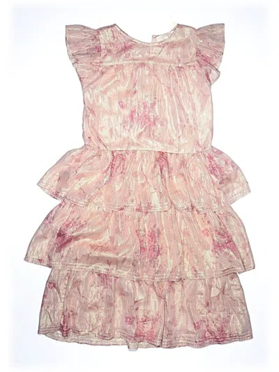 Pre-owned Loveshackfancy Kids' Dress In Pink