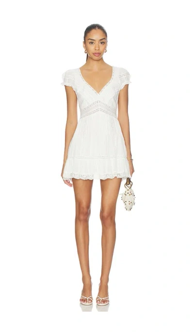 Loveshackfancy Edena Dress In White