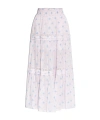 Loveshackfancy Floral-print A-line Maxi Skirt In Pink