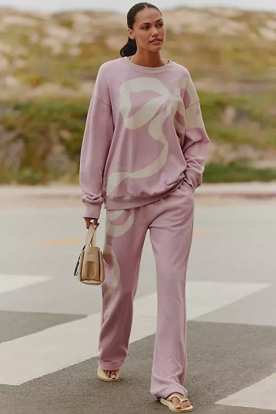 Loveshackfancy Elma Sweatpants In Pink
