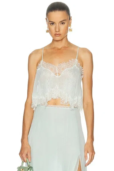 Loveshackfancy Elysia Top In Green