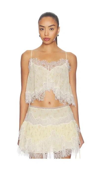 Loveshackfancy Elysia Top In Neutral