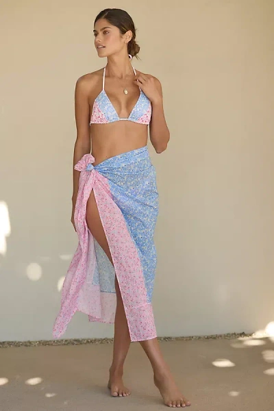 Loveshackfancy Embella Pareo Cover-up In Multi