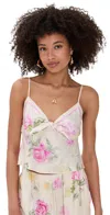 Loveshackfancy Emeraine Top Sunlit Rose In Neutral
