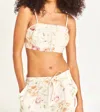 Loveshackfancy Emmalou Top In Burnt Orange In Yellow