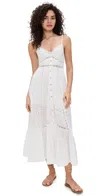 Loveshackfancy Esilda Lace Trim Cotton Dress In True White