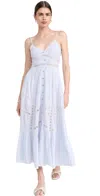 Loveshackfancy Esilda Lace Trim Cotton Dress In Vintage Voyage