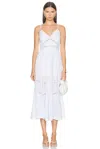 Loveshackfancy Esilda Lace Trim Cotton Dress In Vintage Voyage