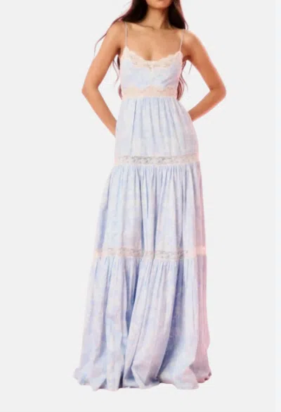 Loveshackfancy Espa Dress In Blue Cove In Multi