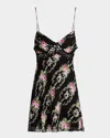 Loveshackfancy Etrune Dress Black Coffee In Black Coffee