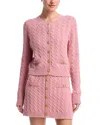 Loveshackfancy Eugenie Cashmere And Wool Cardigan In Pink