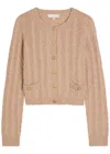 Loveshackfancy Eugenie Wool And Cashmere-blend Cardigan In Brown