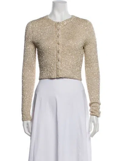 Pre-owned Loveshackfancy Evening Jacket In Neutral