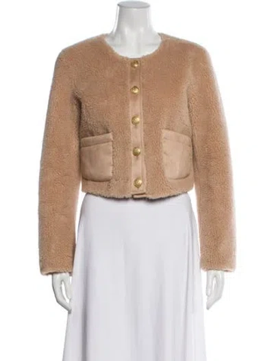Pre-owned Loveshackfancy Evening Jacket In Neutral