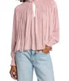 Loveshackfancy Fernanda Blouse In Orchard Ice In Pink