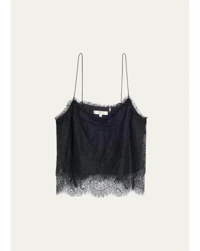 Loveshackfancy Ferni Floral Lace Tank Top In Animal Print