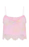 Loveshackfancy Ferni Lace Tank Top In Multi