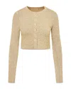 Loveshackfancy Ferra Cardigan In Neutral