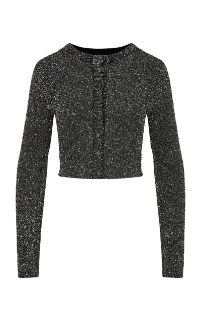 Loveshackfancy Ferra Sequined Cardigan