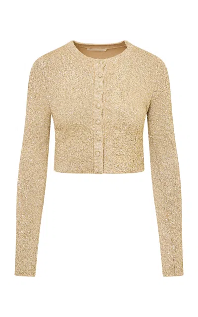 Loveshackfancy Ferra Sequined Cardigan