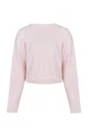 Loveshackfancy Filomena Pullover In Pale Guava In Pink